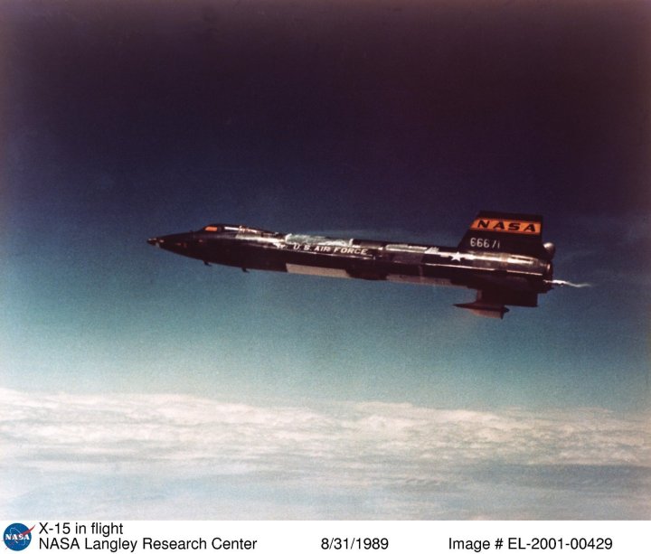 X-15 in flight